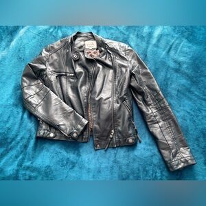 Black Faux Leather Jacket